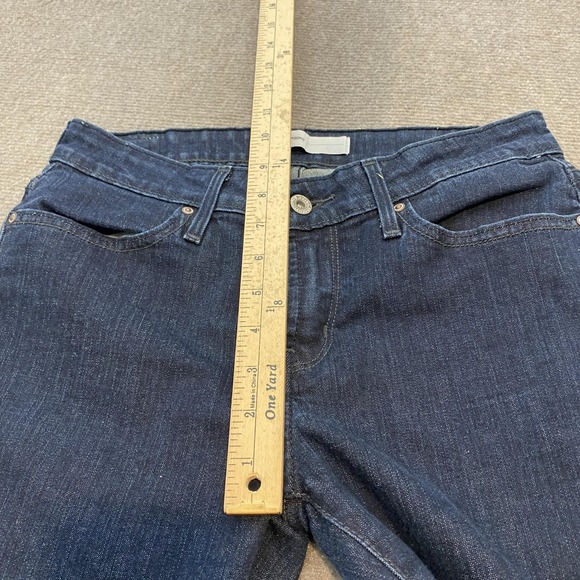 Levi's Legging Jeans Womens 29x30 Hemmed Dark Wash Stretch Skinny Denim Blue - Picture 7 of 13